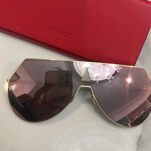 Fendi aviator rose gold glasses - Picture 2 of 8